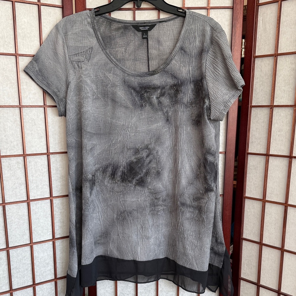 Simply Vera Vera Wang Sheer Blouse